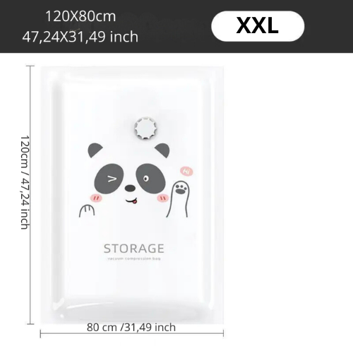 Súprava kompresného vaku s pumpou: Ušetrite 80 % miesta