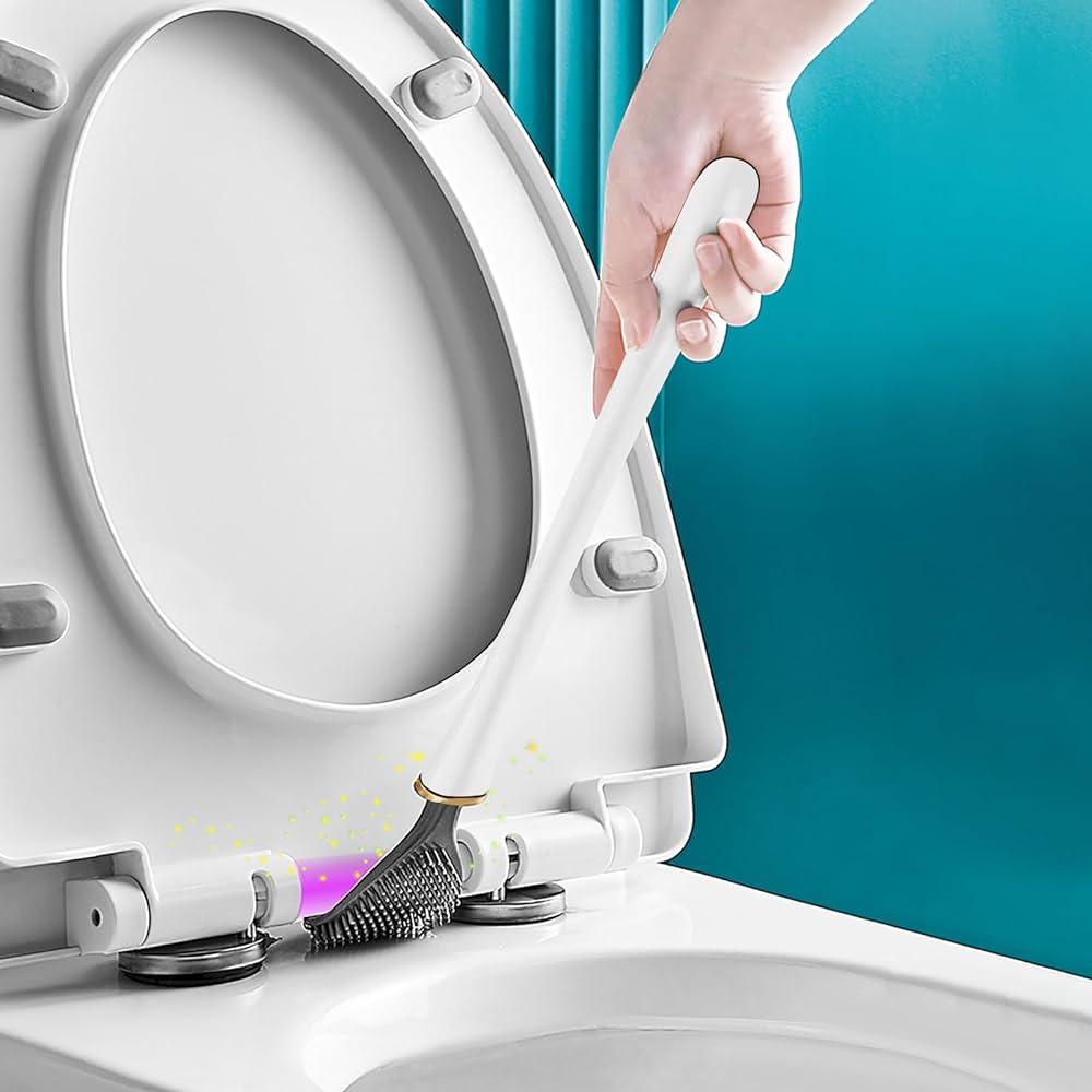 SmartBrush - Brosse WC en Silicone élégante et hygiénique