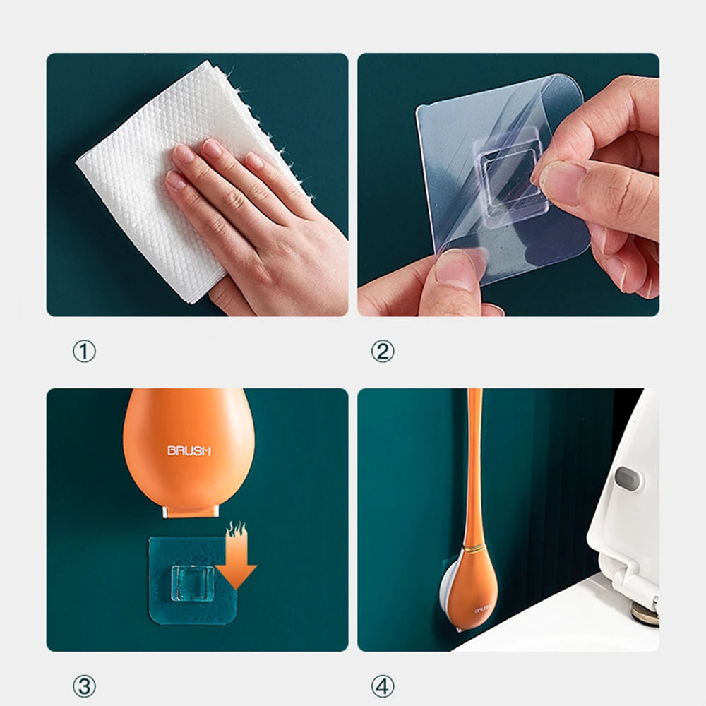 SmartBrush - Elegante en hygiënische siliconen toiletborstel