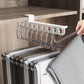 Retractable sliding clothes rack