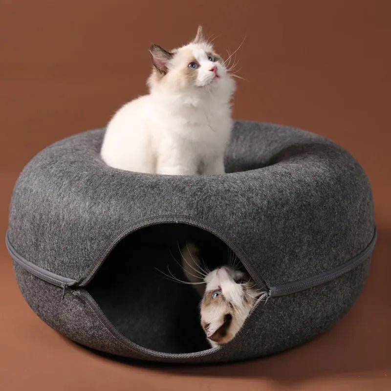 Tunnel basket for cat Allinone play and rest space PALONGO
