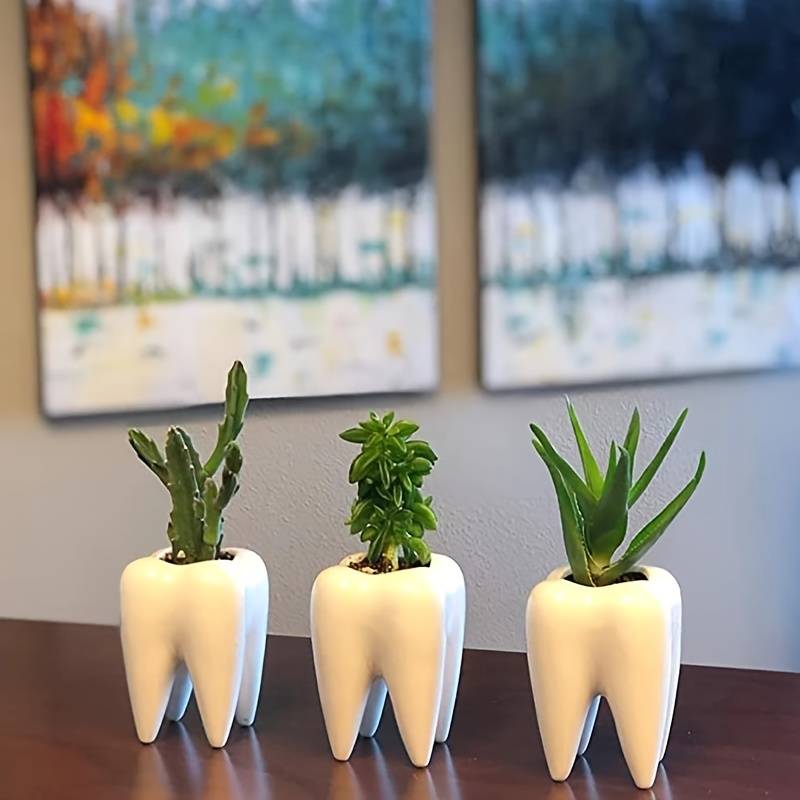 Vielseitige Dentalvase aus Keramik